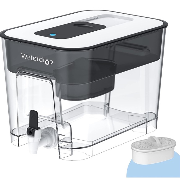 Waterdrop 200-Gallon Long-Life 40-Cup Water Filter Dispenser with 1 Filter new - Picture 1 of 5